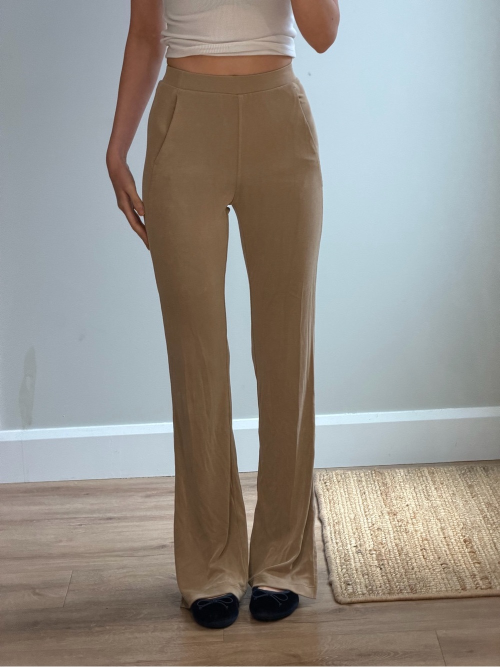 lululemon athletica High-Rise Wide-Leg Pants in Camel Brown